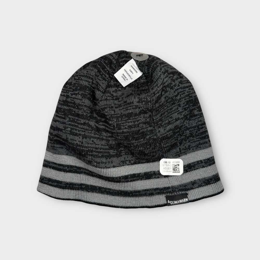 Adidas Reversible Youth Fit Black Beanie - Picture 3 of 3
